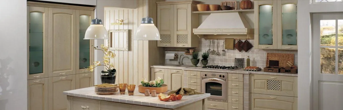 Итальянская кухня Stosa Cucine Ginevra в стиле шебби-шик Итальянская кухня Stosa Cucine Ginevra в стиле шебби-шик